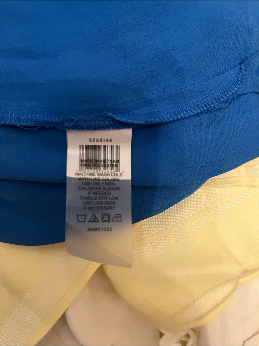 1X Vince Camuto Light Blue Jacket with Black Piping